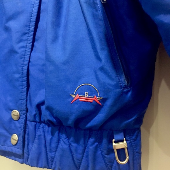 Bogner Vintage Down Ski Jacket Royal Blue Excellent Condition Size 12 - Picture 6 of 14